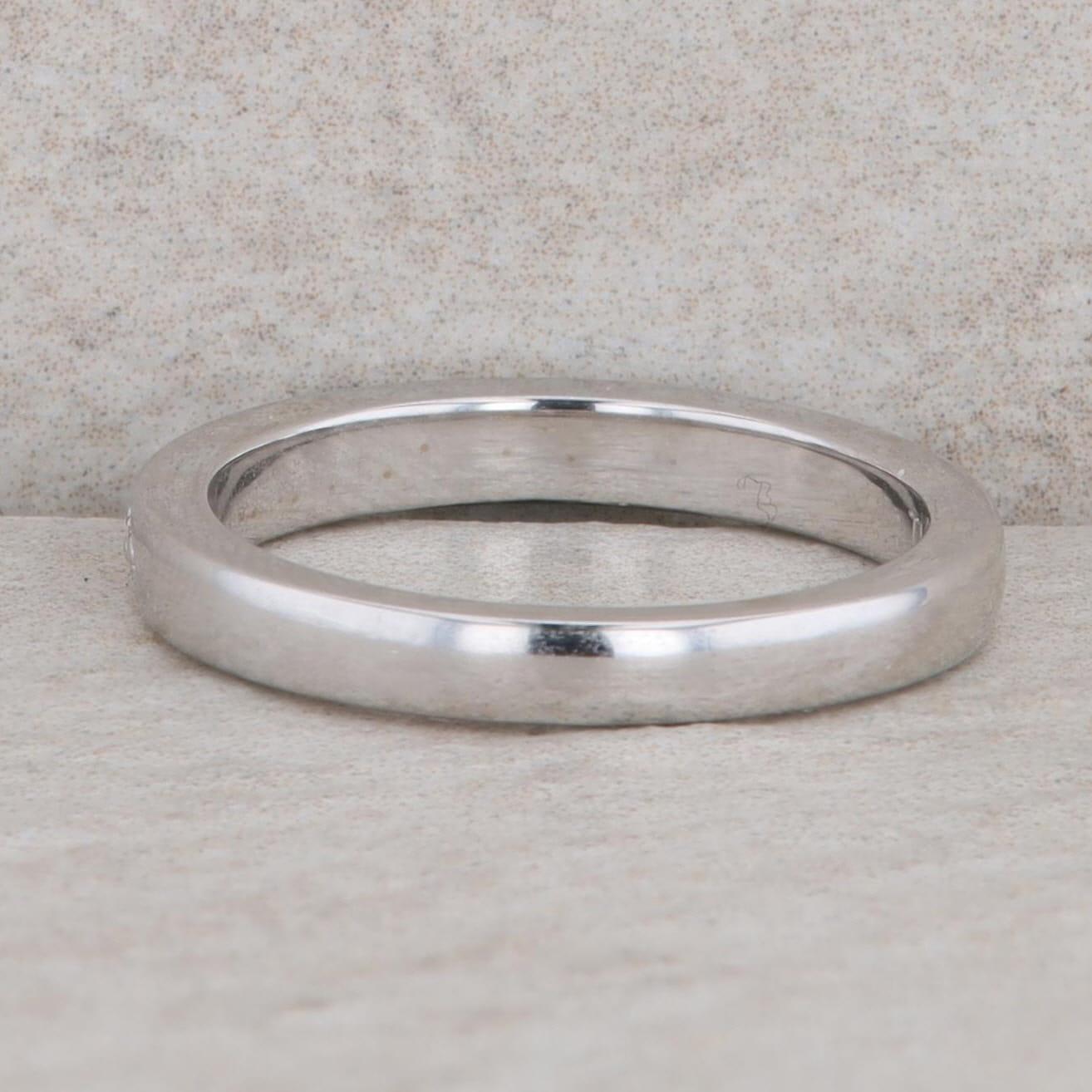 Leo Bridal 14k White Gold 0.24 Carat Diamond Band