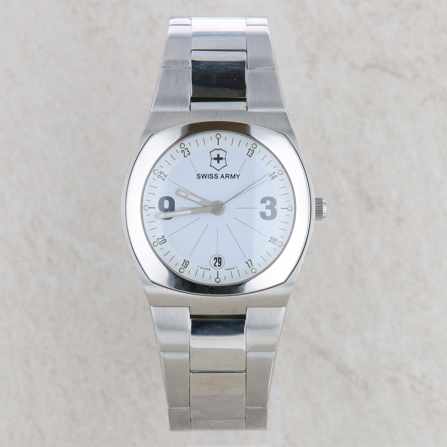 Swiss Army Stainless White Dial Men's Watch
