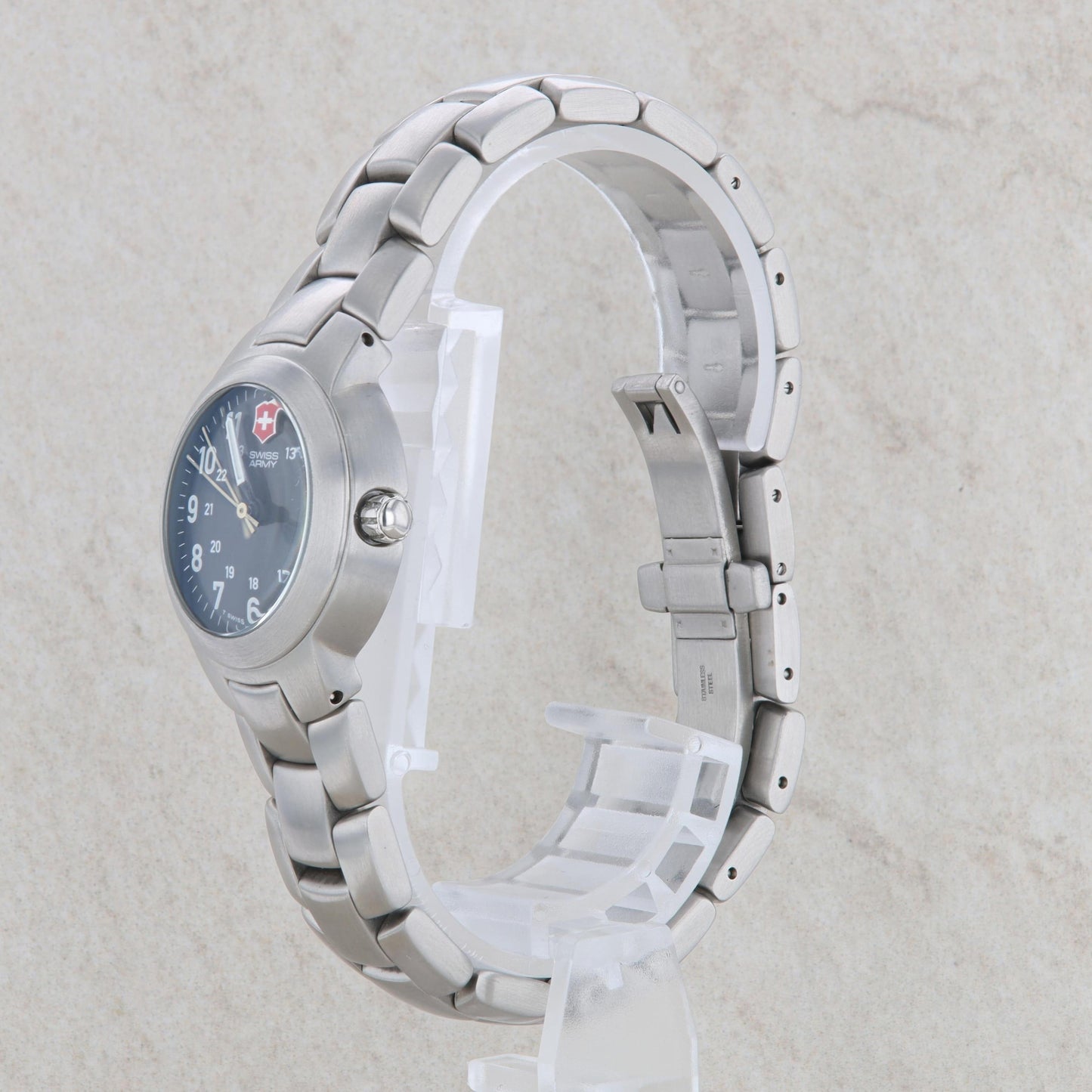 Swiss Army Victorinox Maverick Stainless Steel Black Dial Men's Watch