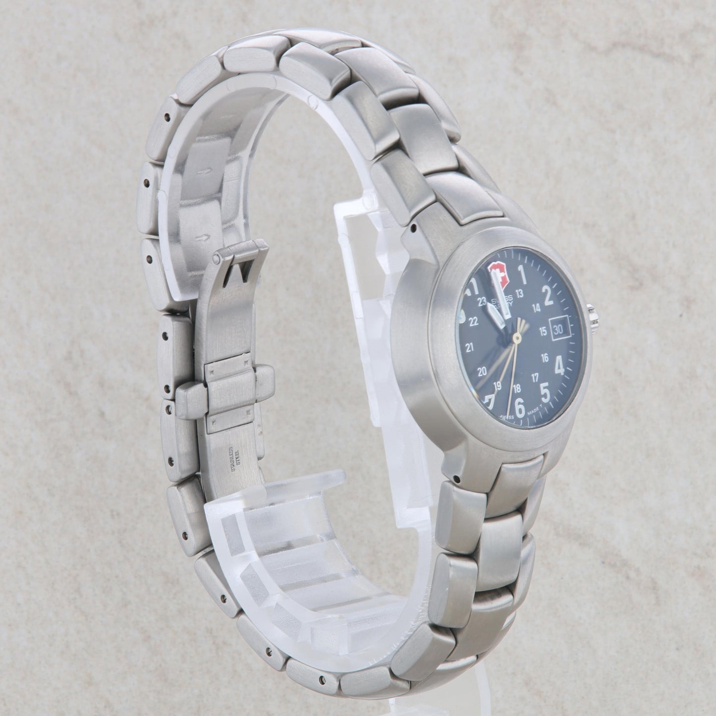Swiss Army Victorinox Maverick Stainless Steel Black Dial Men's Watch