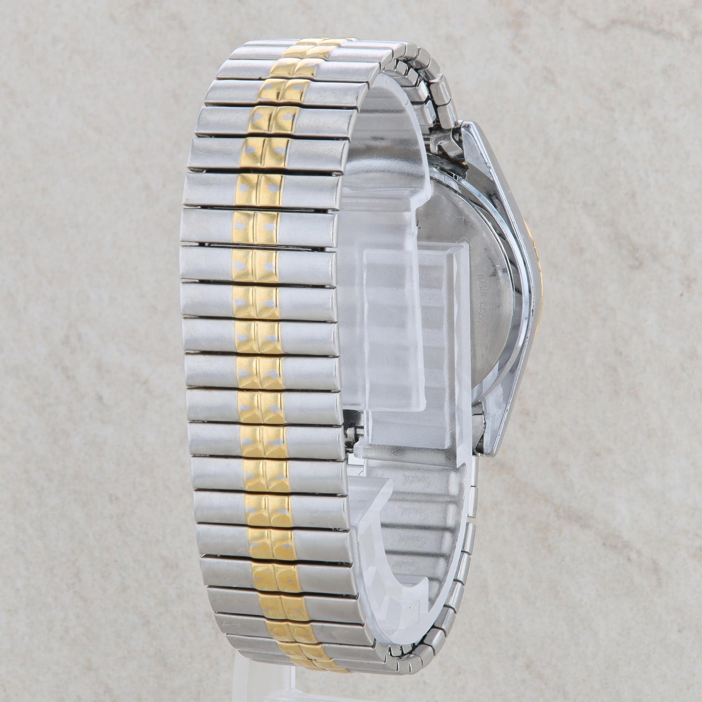 Pulsar Two-Tone Stainless Steel Stretchy Band Watch
