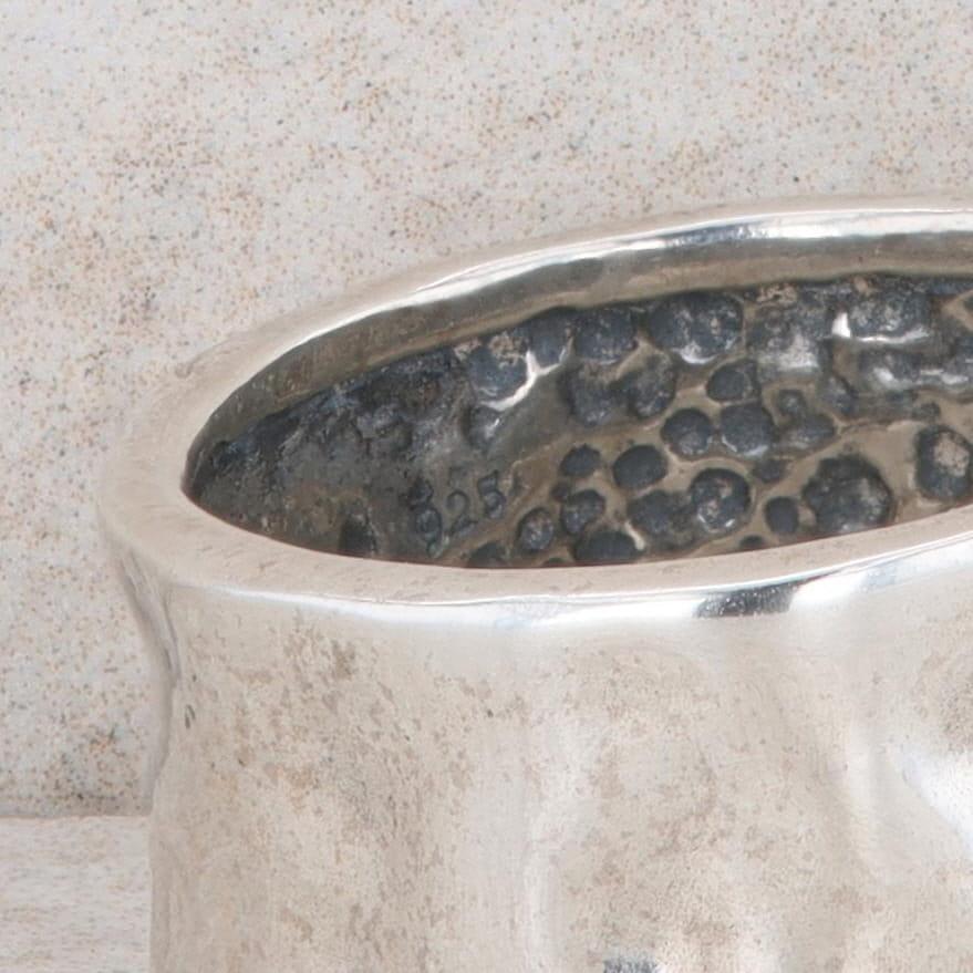 Sterling Silver Composite Turquoise Square Ring