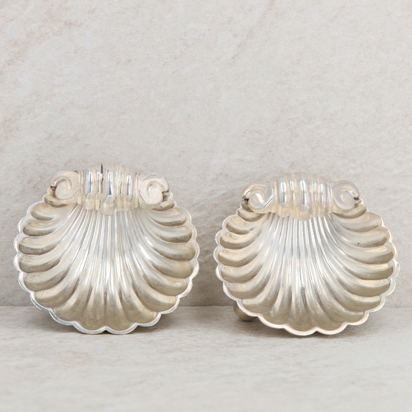 England Silver Shell Trinket/ Jewelry Dishes- Set