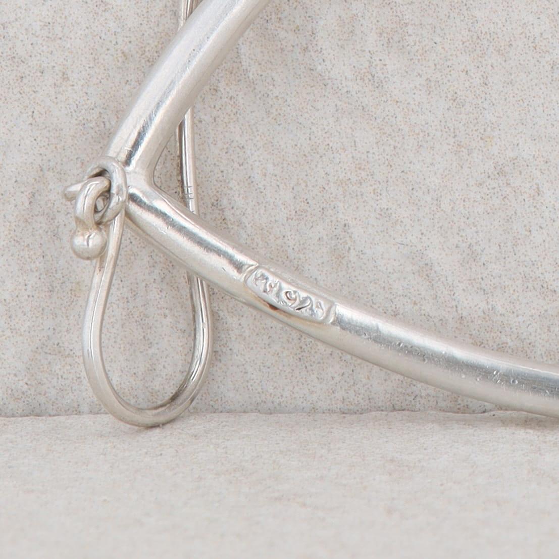 Slane and Slane Sterling Silver Teardrop Beaded Earrings, 15.3g