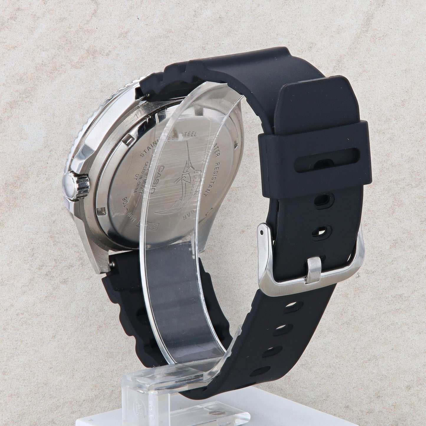 Casio Black Stainless Classic Dive Style Men's Watch