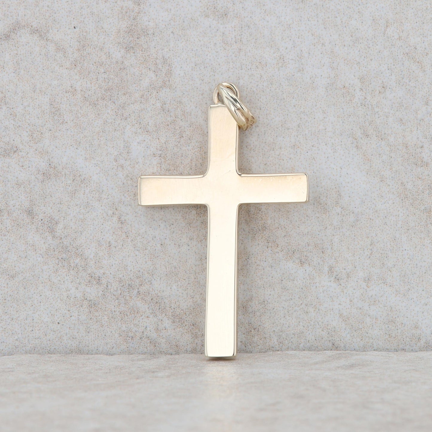 10k Yellow Gold Polished Cross Pendant 0.75g