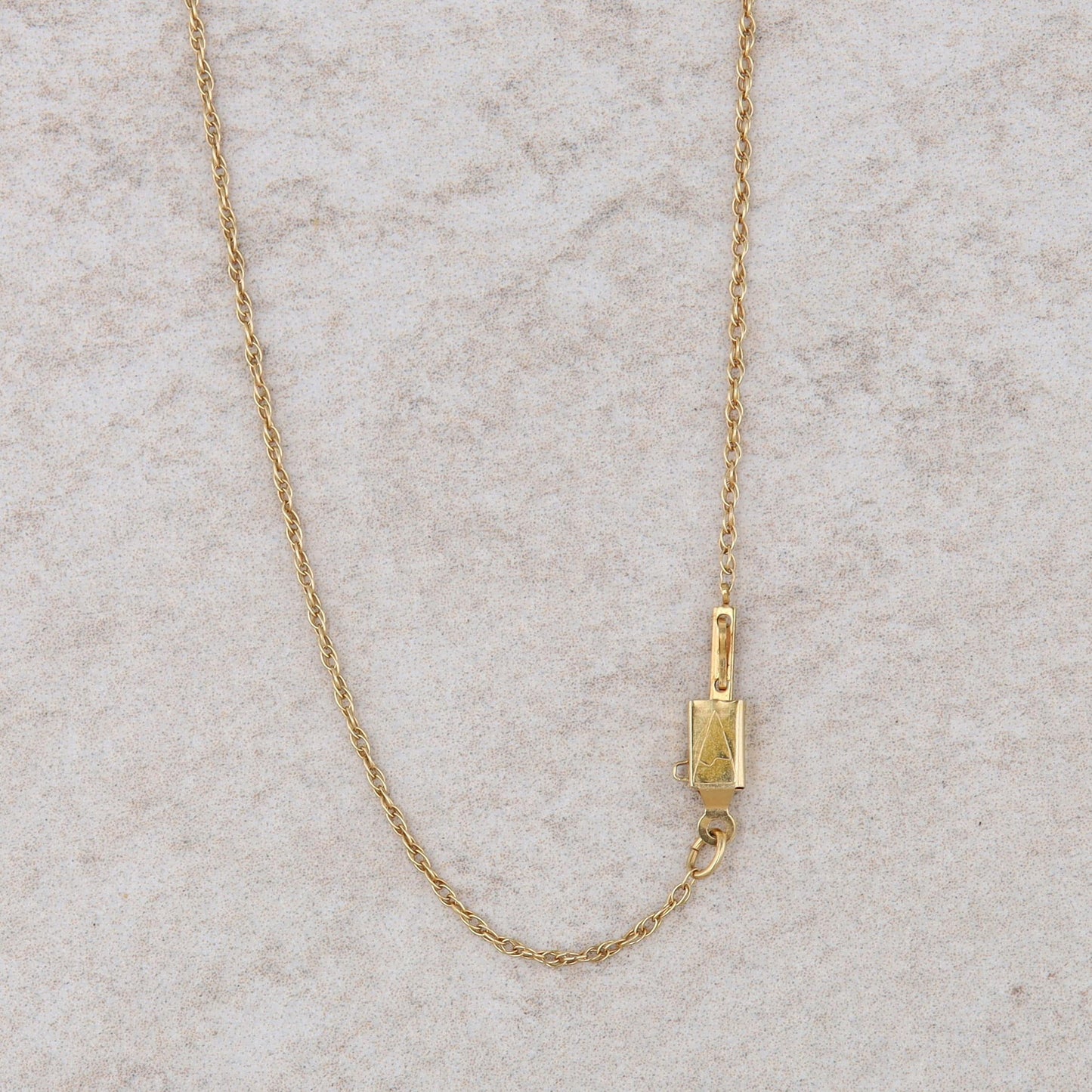 14k Yellow Gold Beaded and Colored Painted Beaded Necklace