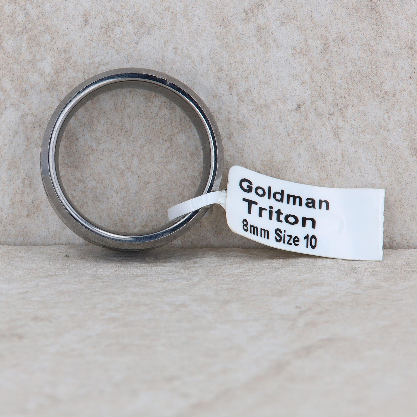 Men's Frederick Goldman Tungsten Carbide 'Triton' Roped Wedding Band