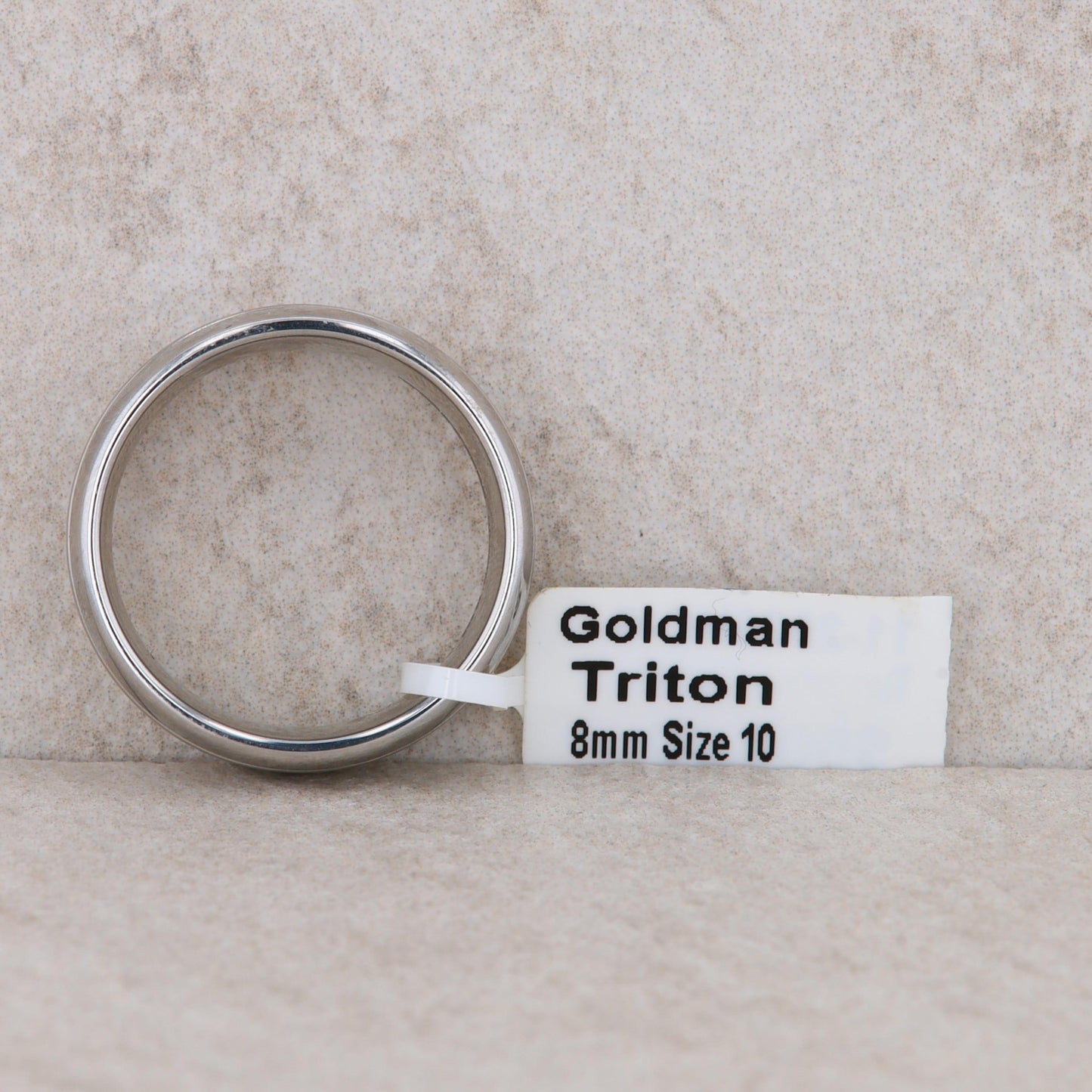 Men's Frederick Goldman Tungsten Carbide 'Triton' Wedding Band