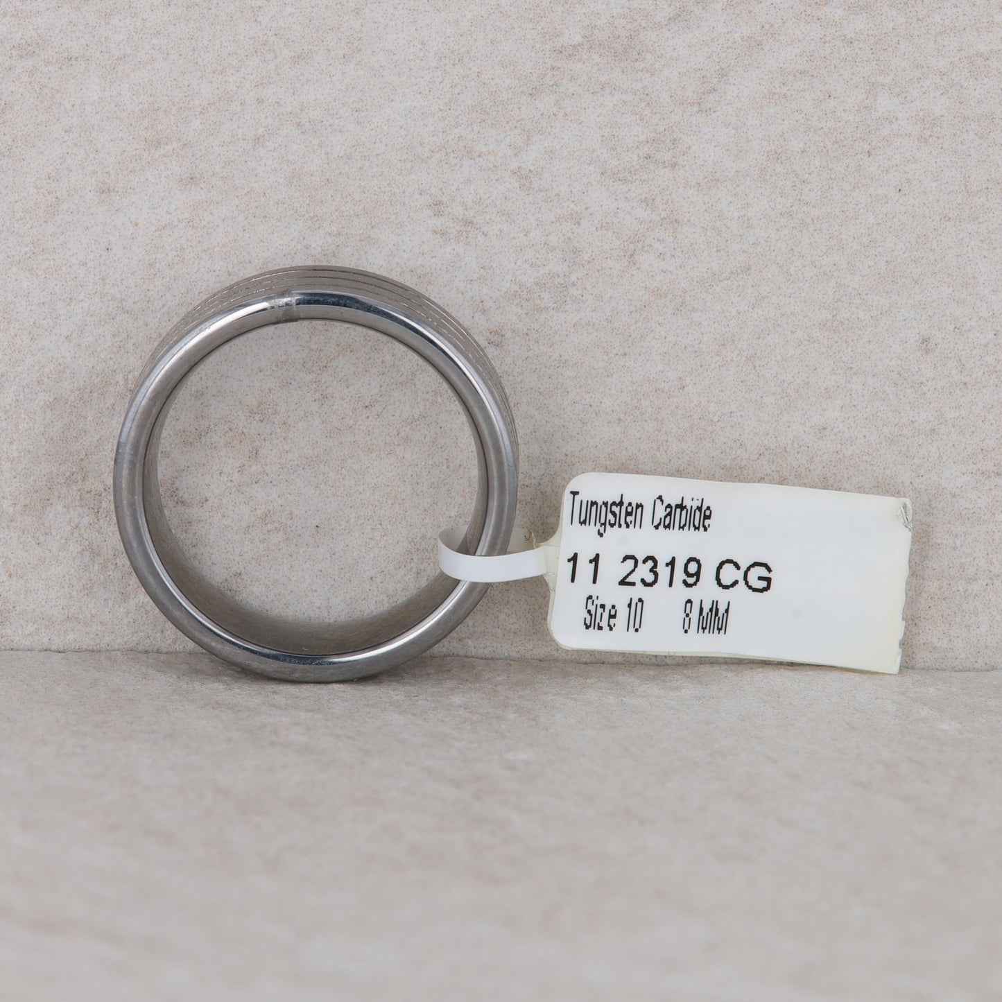 Men's Frederick Goldman Tungsten Carbide 'Triton' Wedding Band