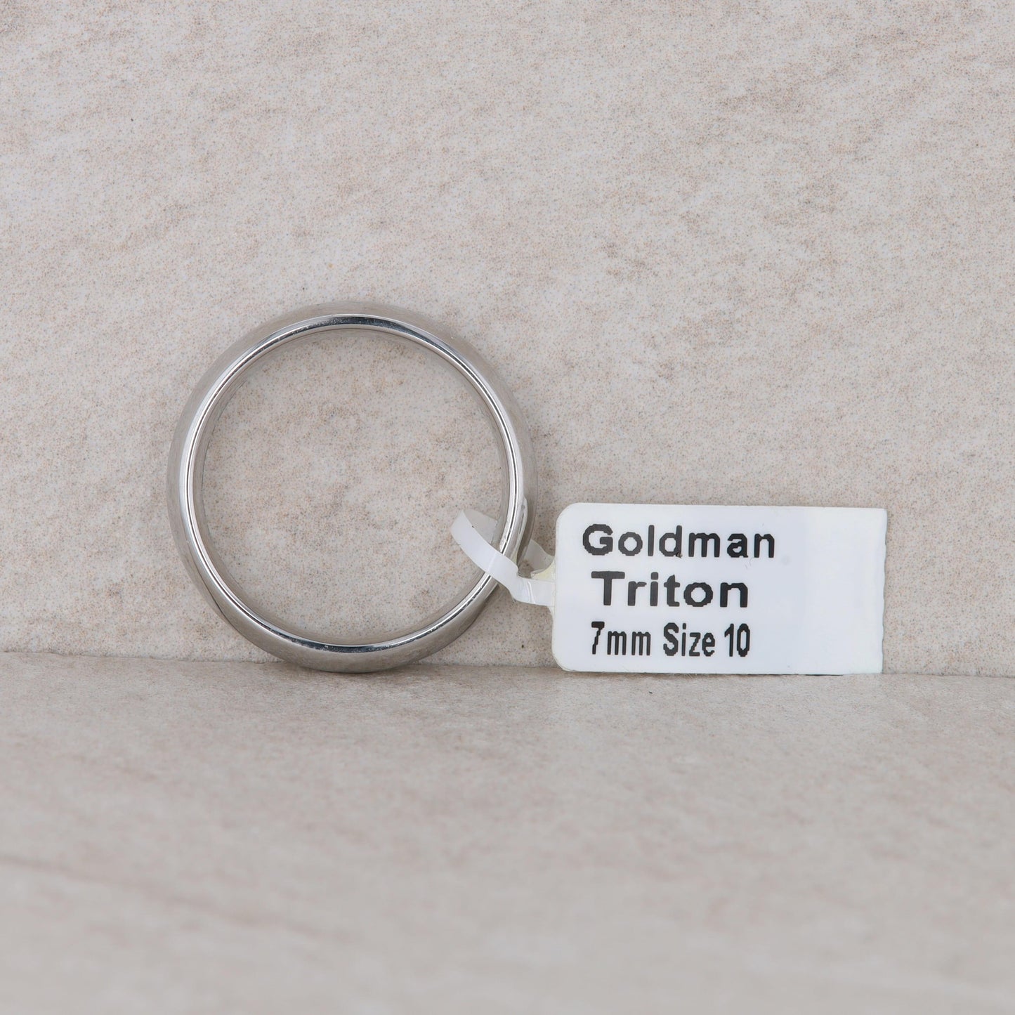 Men's Frederick Goldman Tungsten Carbide 'Triton' Wedding Band