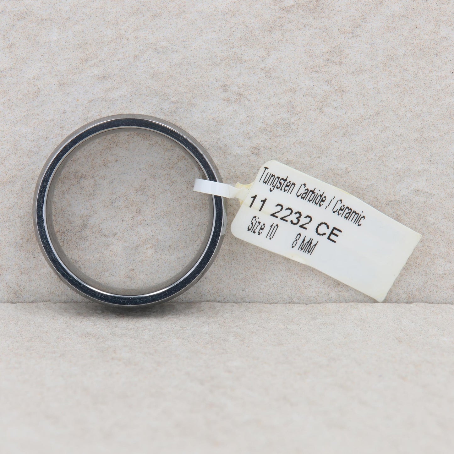 Men's Frederick Goldman Tungsten Carbide and Ceramic "Triton" Wedding Band