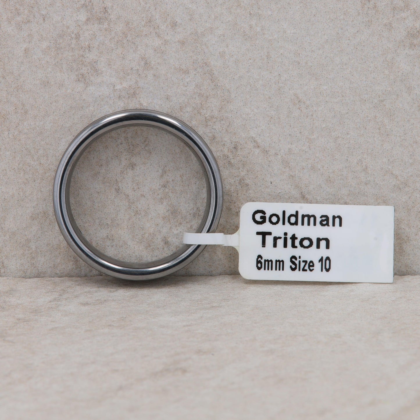 Men's Frederick Goldman Tungsten Carbide 'Triton' Wedding Band