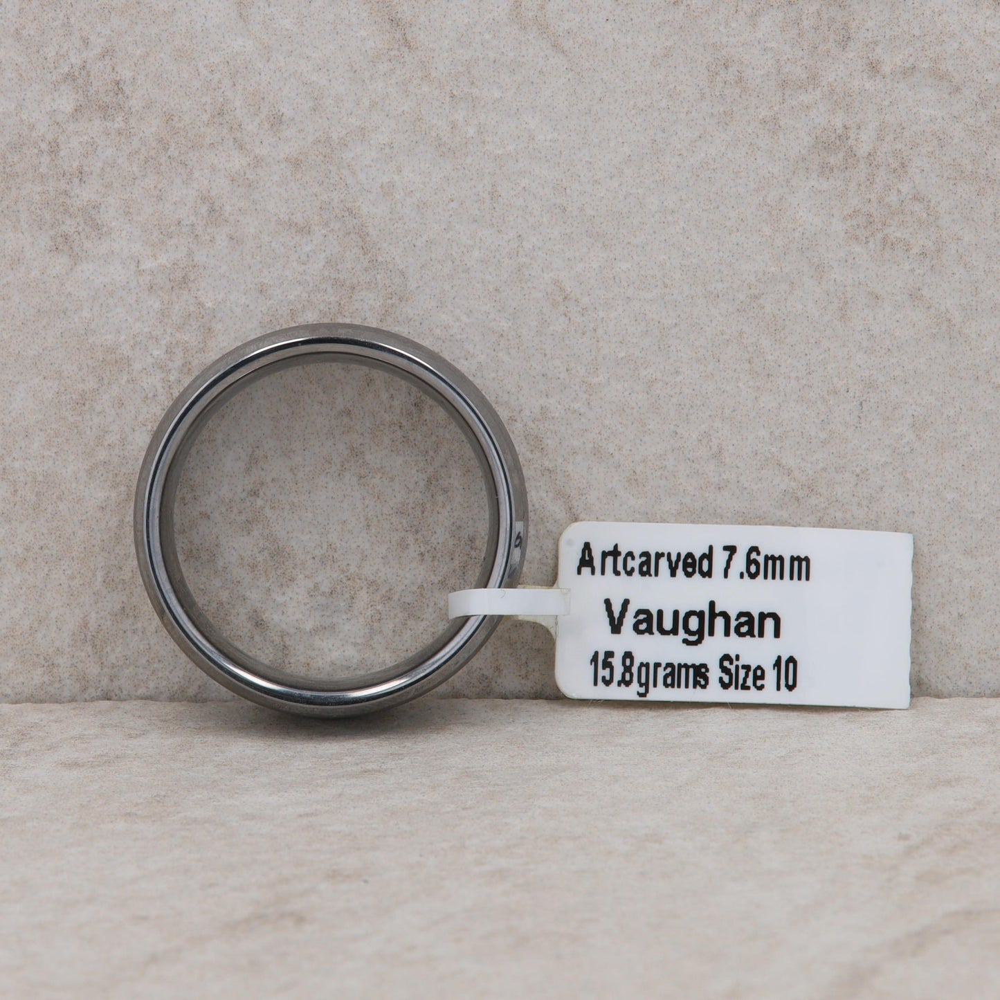 Men's Art Carved Dark Tungsten 'Vaughan' Wedding Band