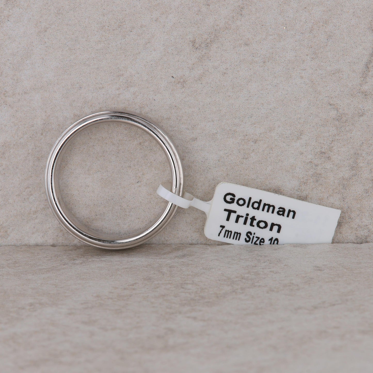 Men's Frederick Goldman Tungsten Carbide 'Triton' Wedding Band