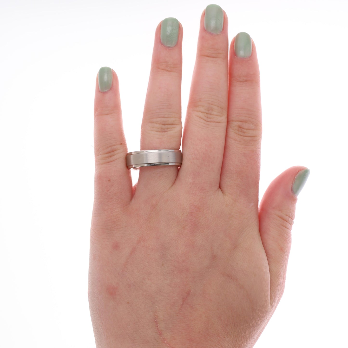 Men's Frederick Goldman Tungsten Carbide 'Triton' Wedding Band