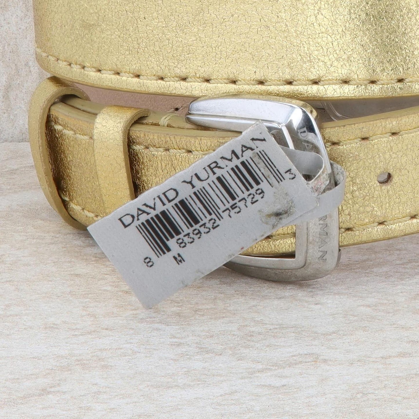 David Yurman 'Albion' Diamond & Gold Metallic Double Wrap Watch