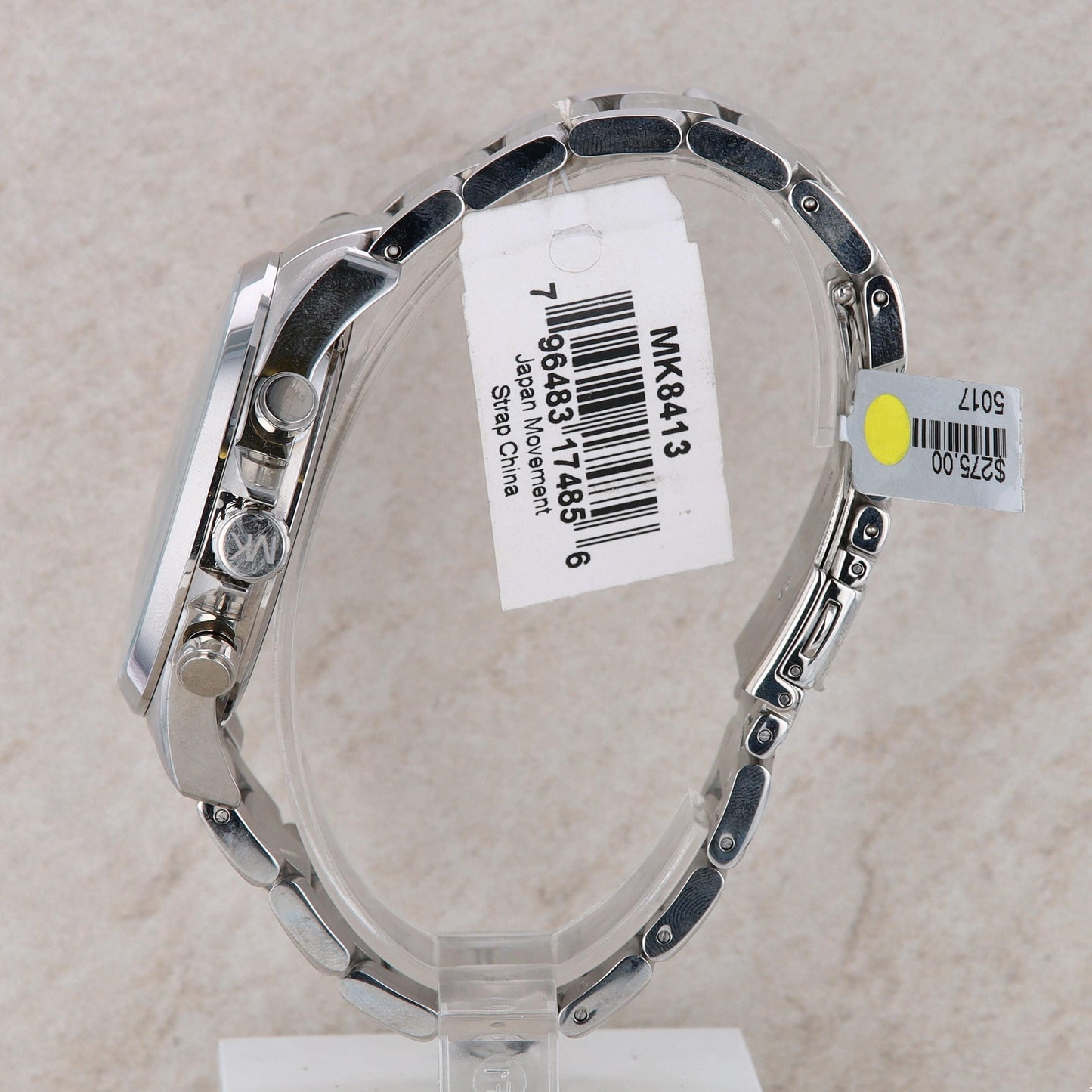 Michael Kors "Gage" Black and Stainless Men's Watch #MK8413