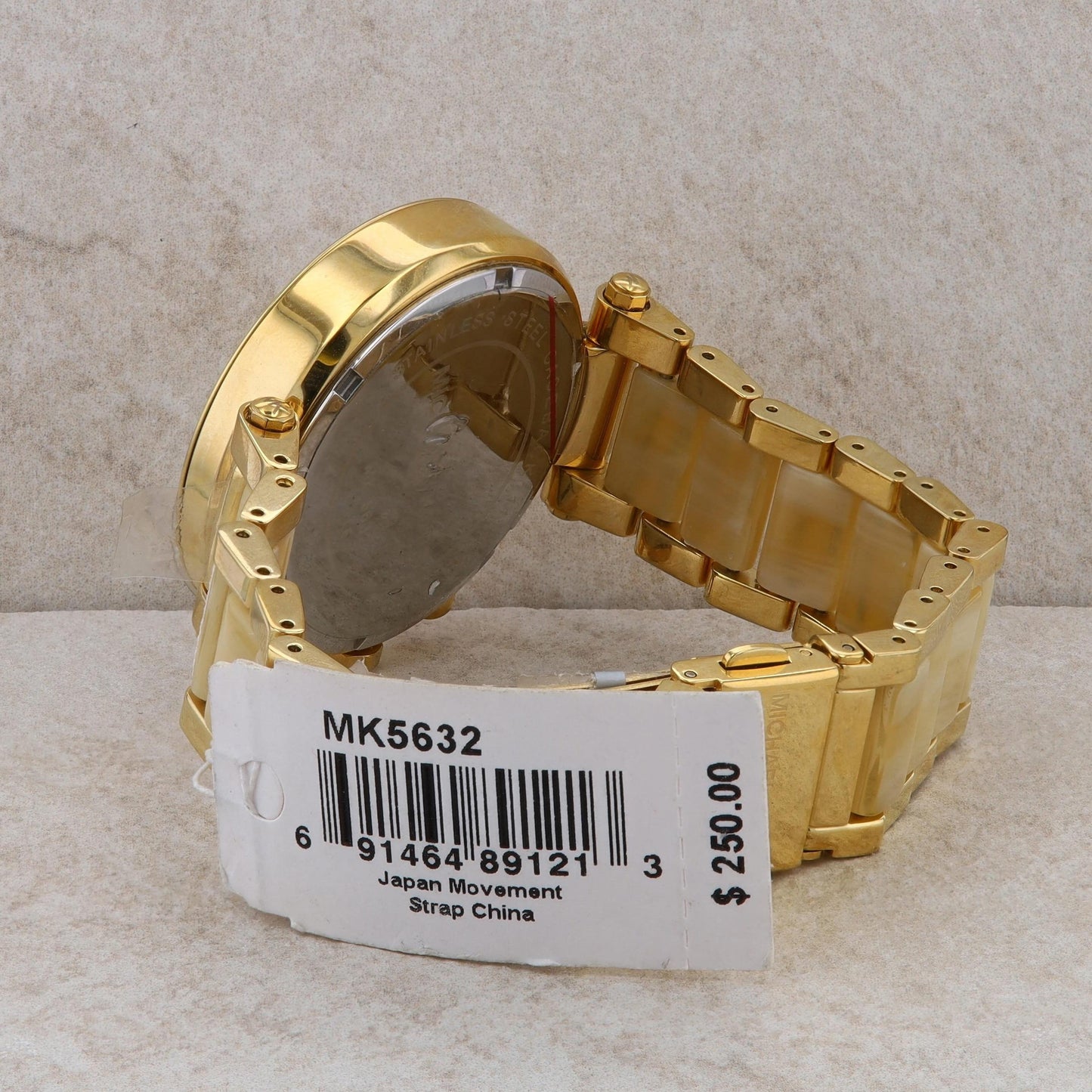 Michael Kors "Parker" Yellow Tone Acetate Ladies Watch #MK5632