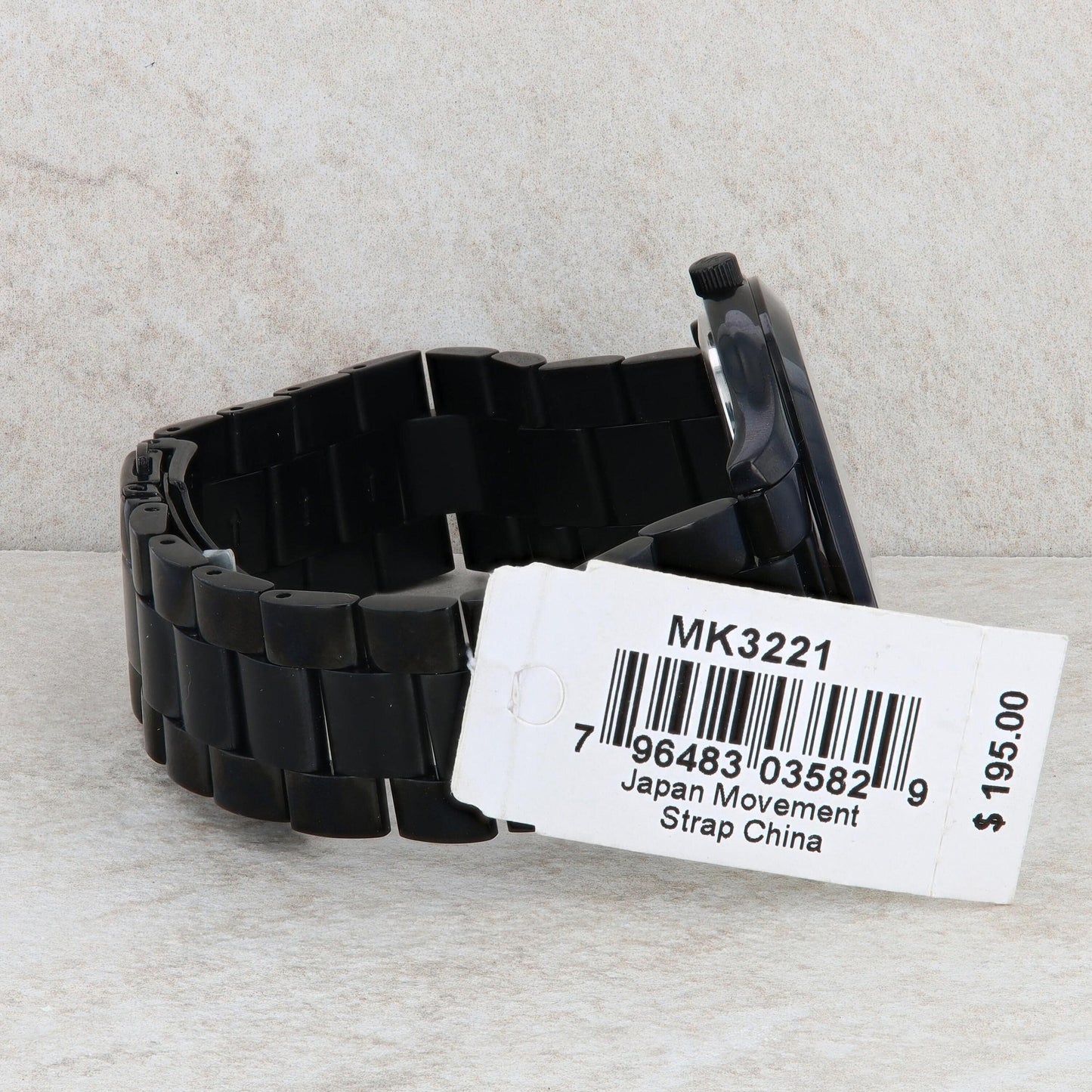 Michael Kors "Slim Runway" Black-Tone Ladies Watch #MK3221