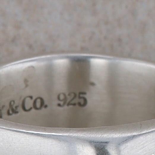 Sterling Silver Tiffany and Co Square Statement Ring c. 2003