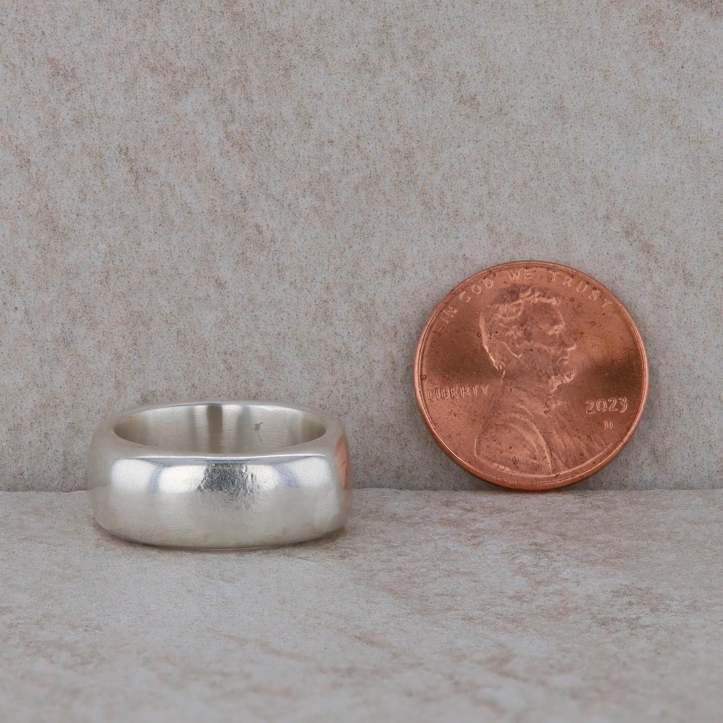 Sterling Silver Tiffany and Co Square Statement Ring c. 2003