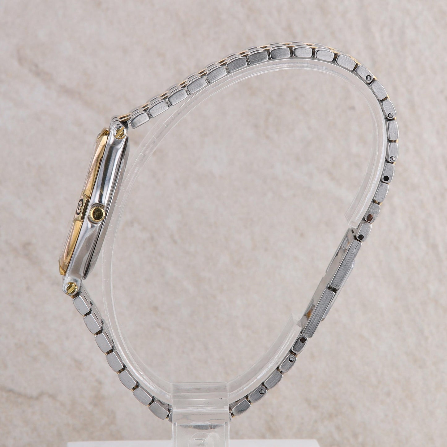 Gucci Unisex Stainless Steel Two Tone Watch #9040l