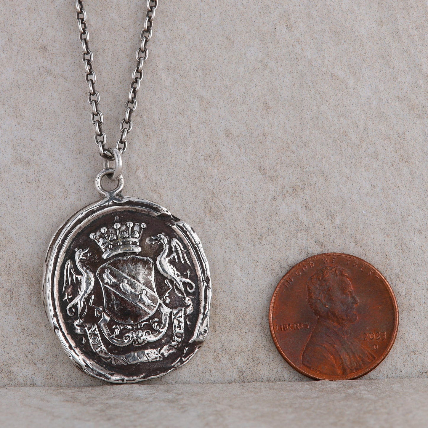 Sterling Silver Pyrrha "My Life is a Prayer" Necklace
