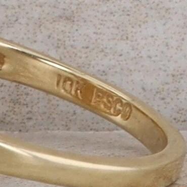 10k Yellow Gold Eastern Star Ring 3.6g