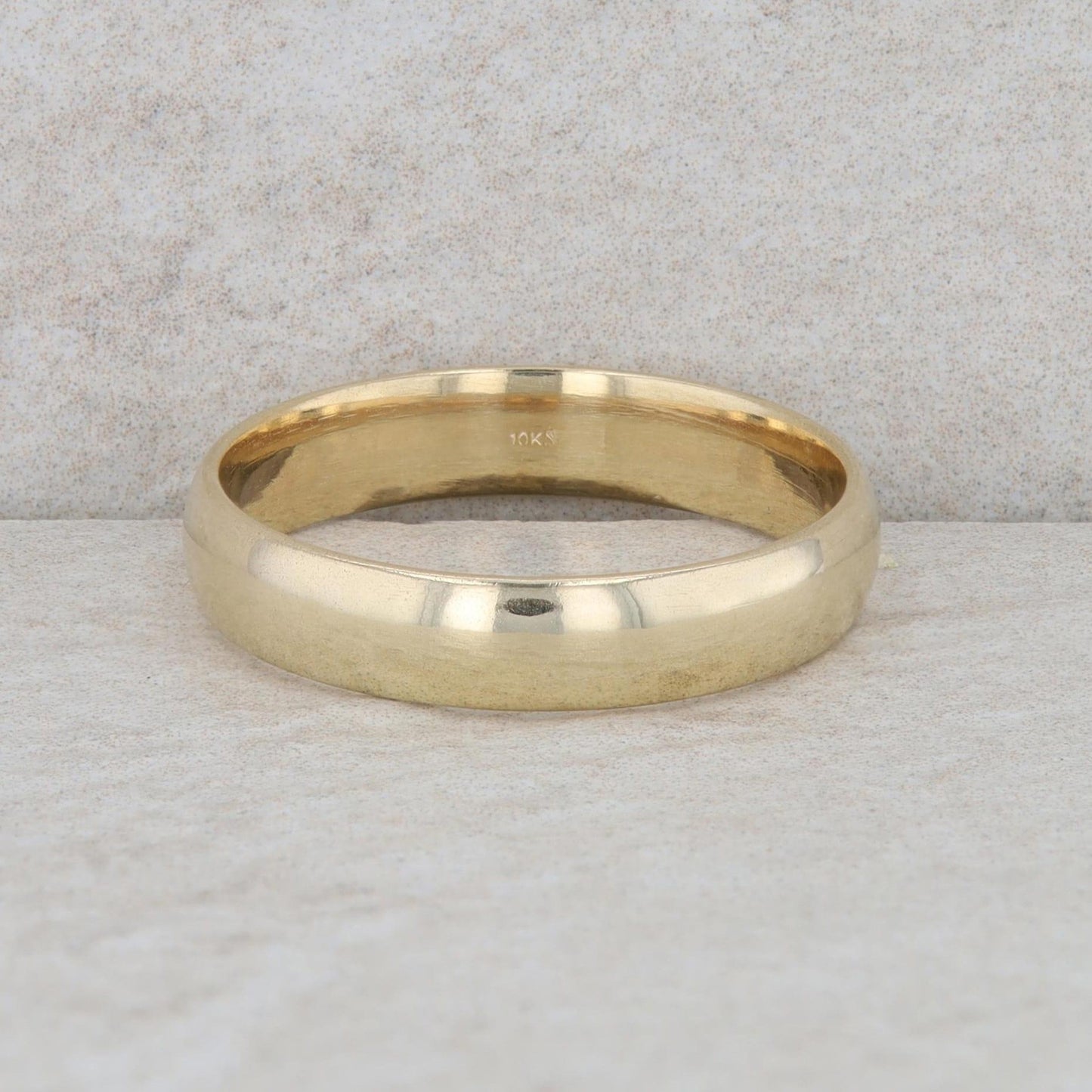 10k Yellow Gold 4.8mm Wedding Band 4.75g