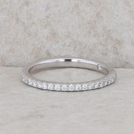 14k White Gold Diamond LEO Band