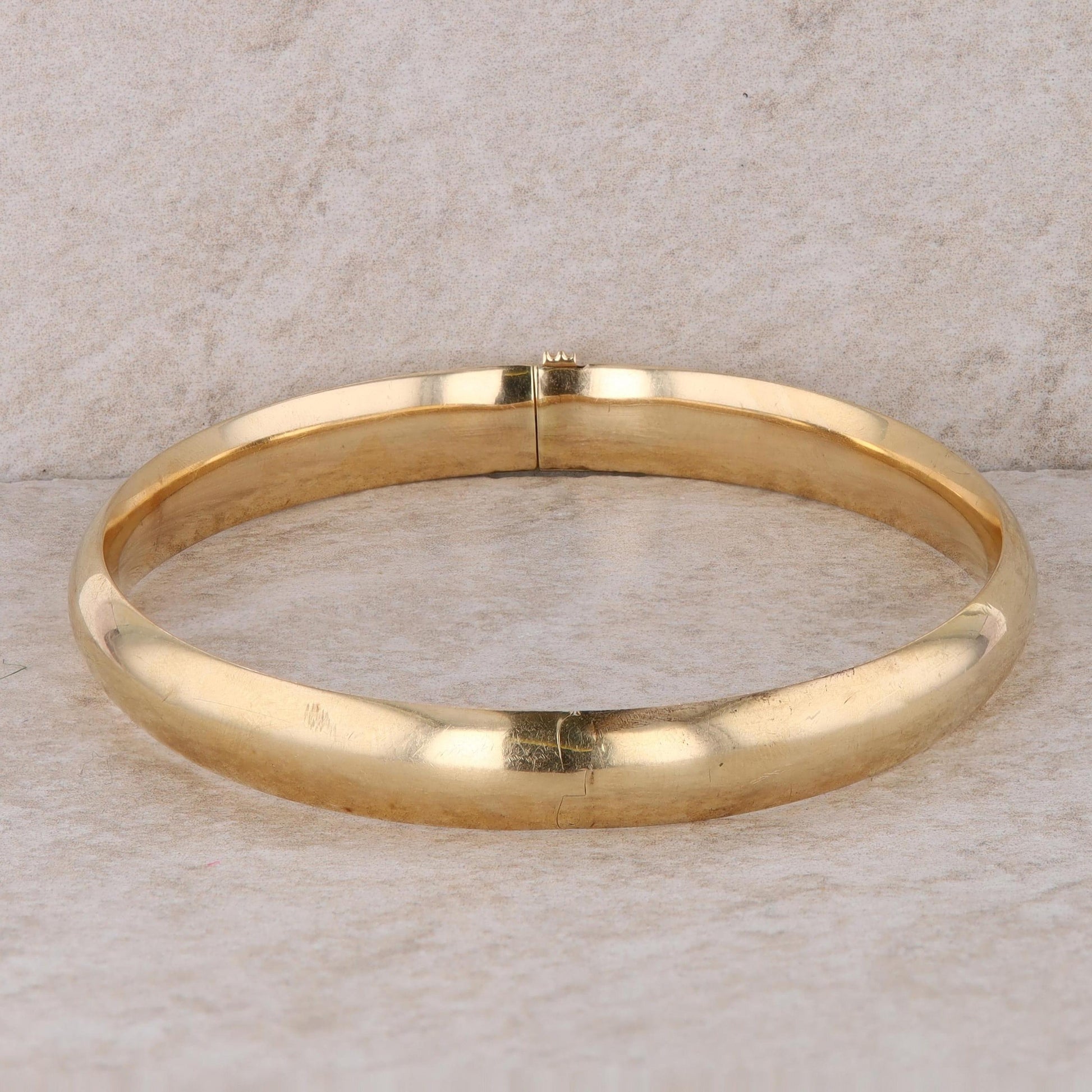 14k Yellow Gold Hinged Bangle 11.01g