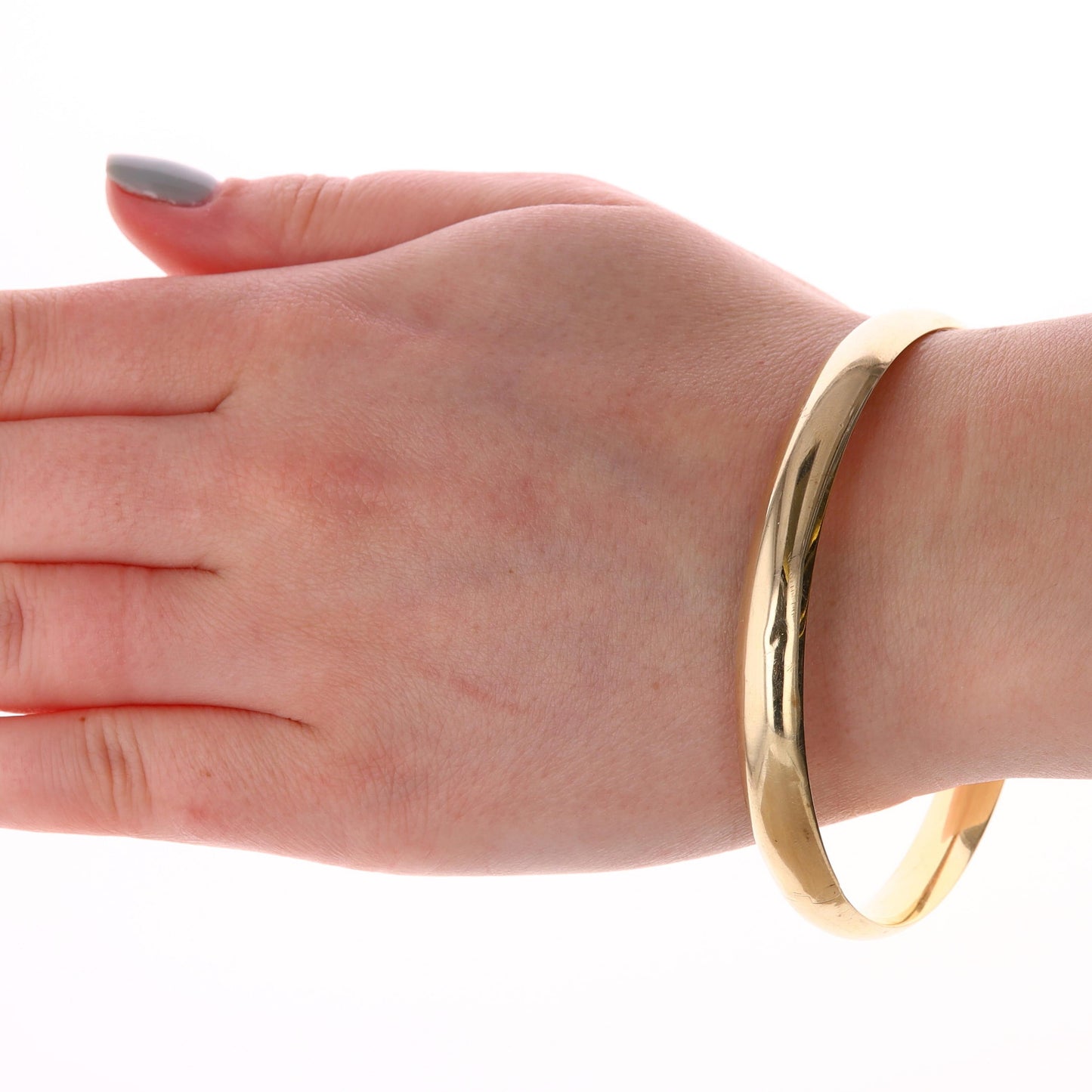 14k Yellow Gold Hinged Bangle 11.01g