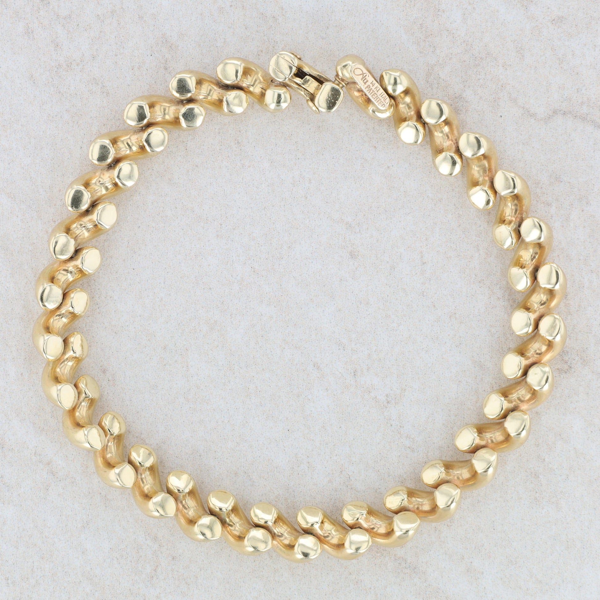 14k Yellow Gold San Marcos Bracelet 15.66g