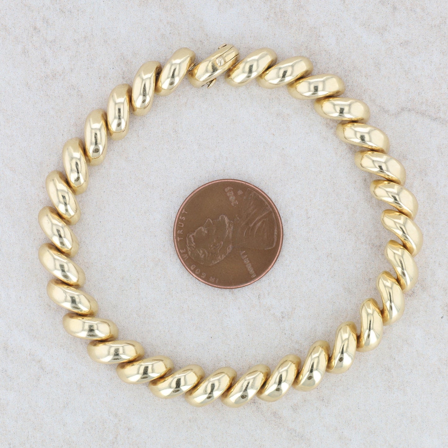 14k Yellow Gold San Marcos Bracelet 15.66g