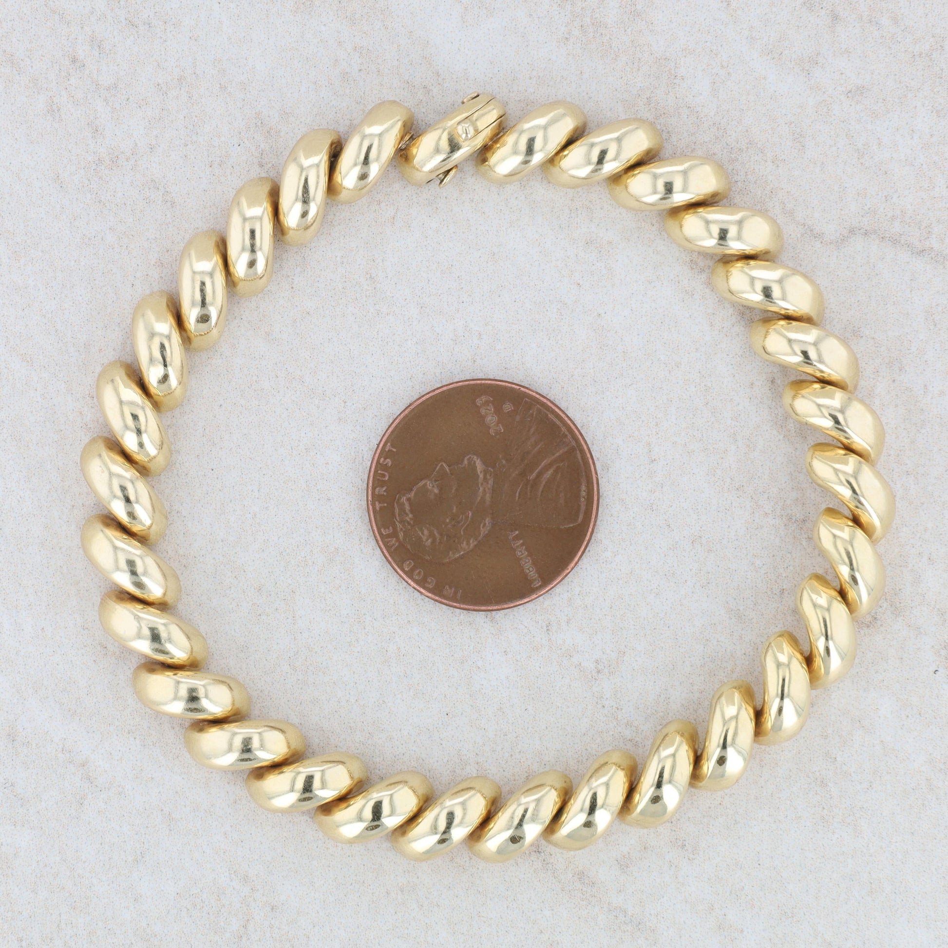 14k Yellow Gold San Marcos Bracelet 15.66g