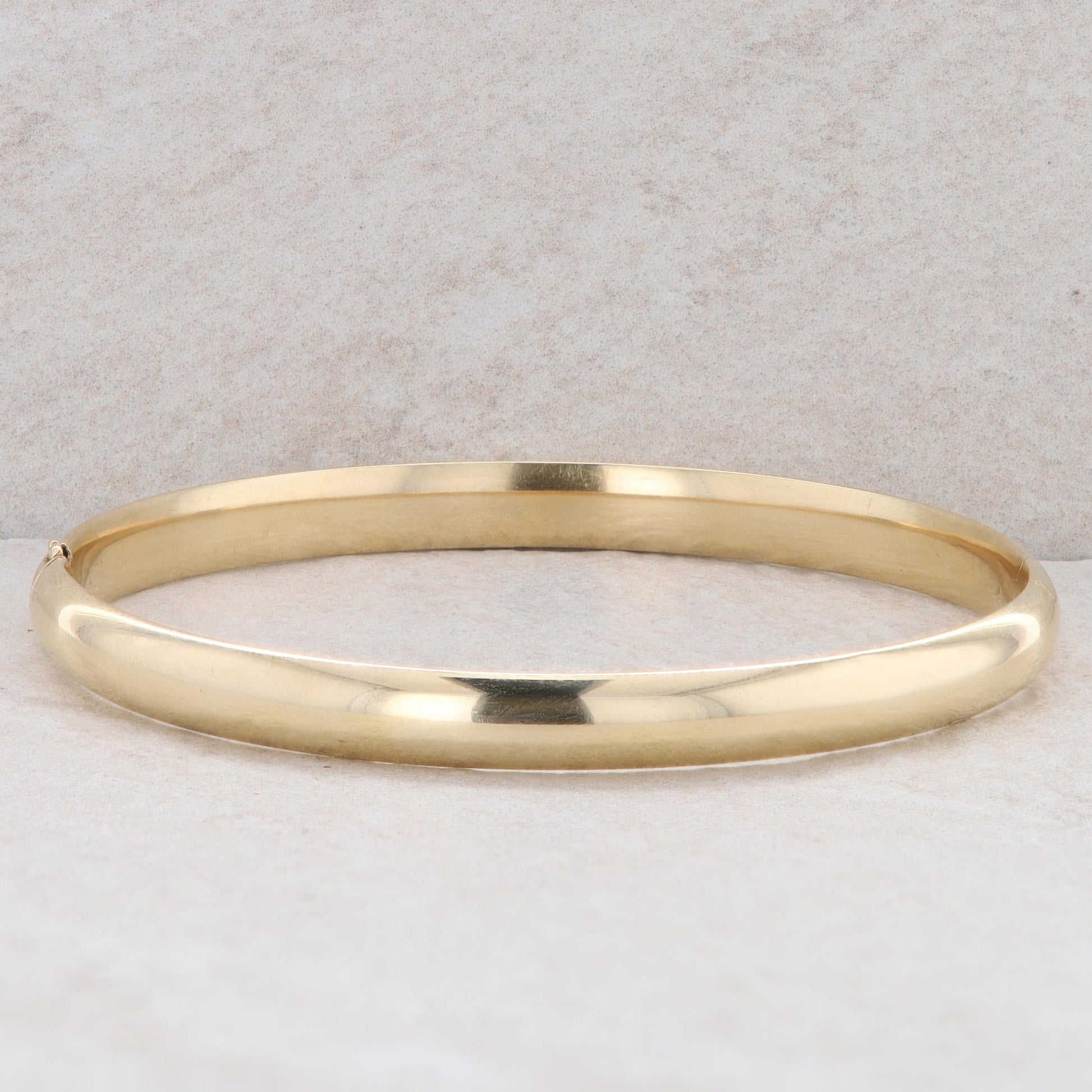 14k Yellow Gold Polished Bangle 7.83g