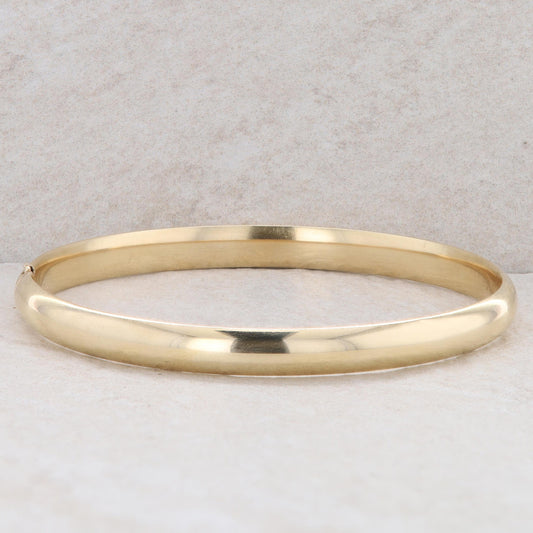 14k Yellow Gold Polished Bangle 7.83g