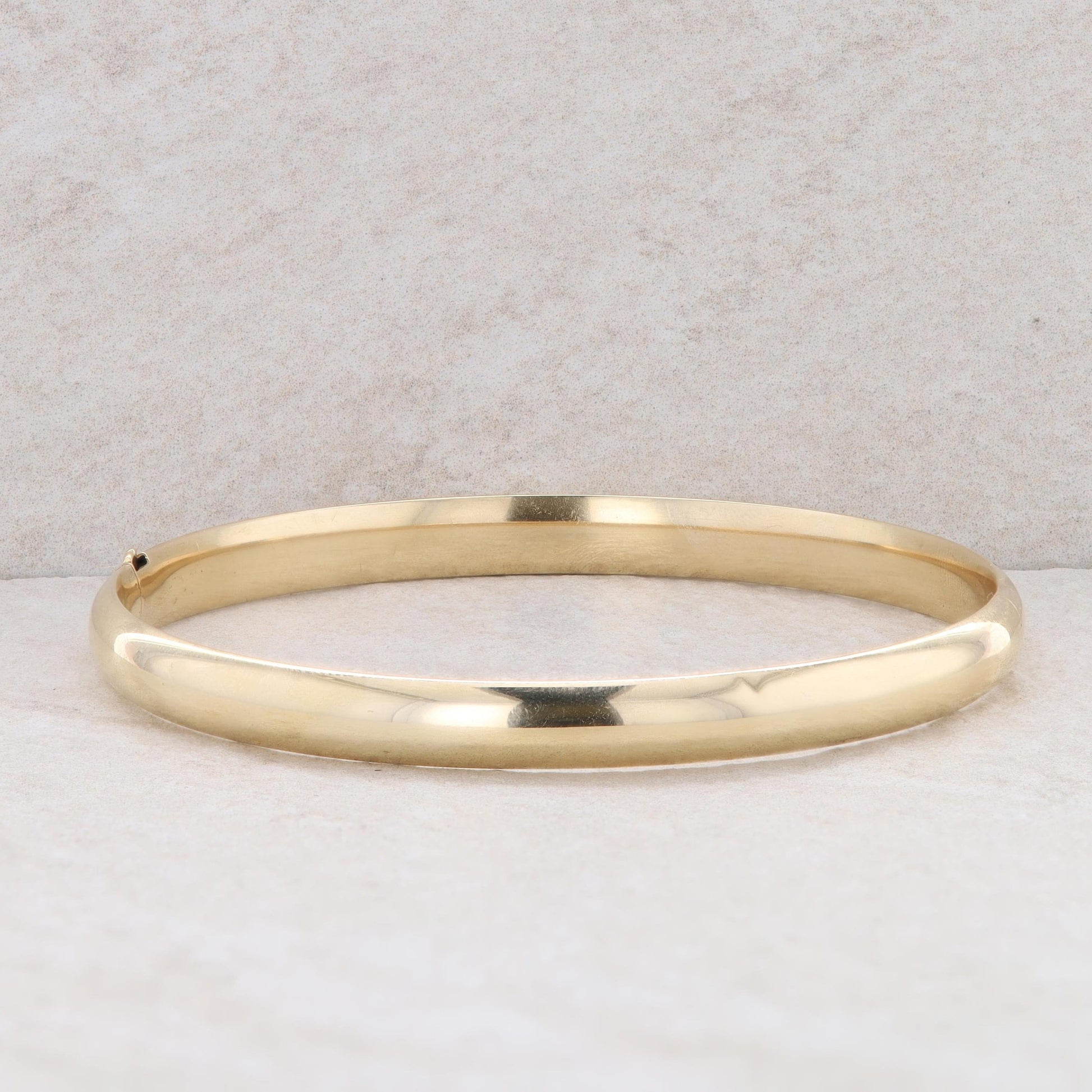 14k Yellow Gold Polished Bangle 7.83g