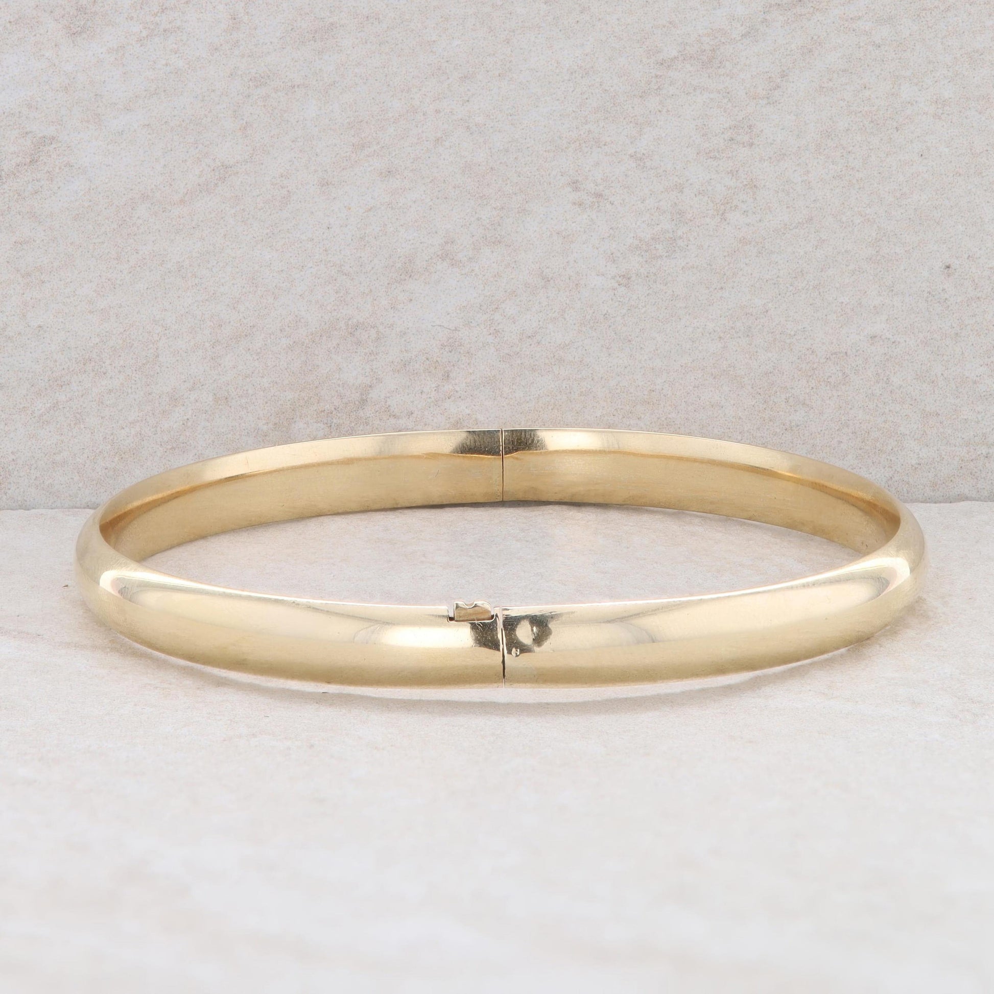 14k Yellow Gold Polished Bangle 7.83g