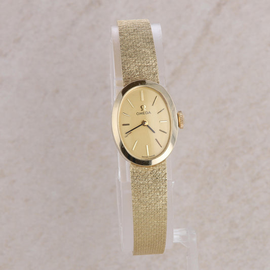 14k Yellow Gold Ladies Omega Watch