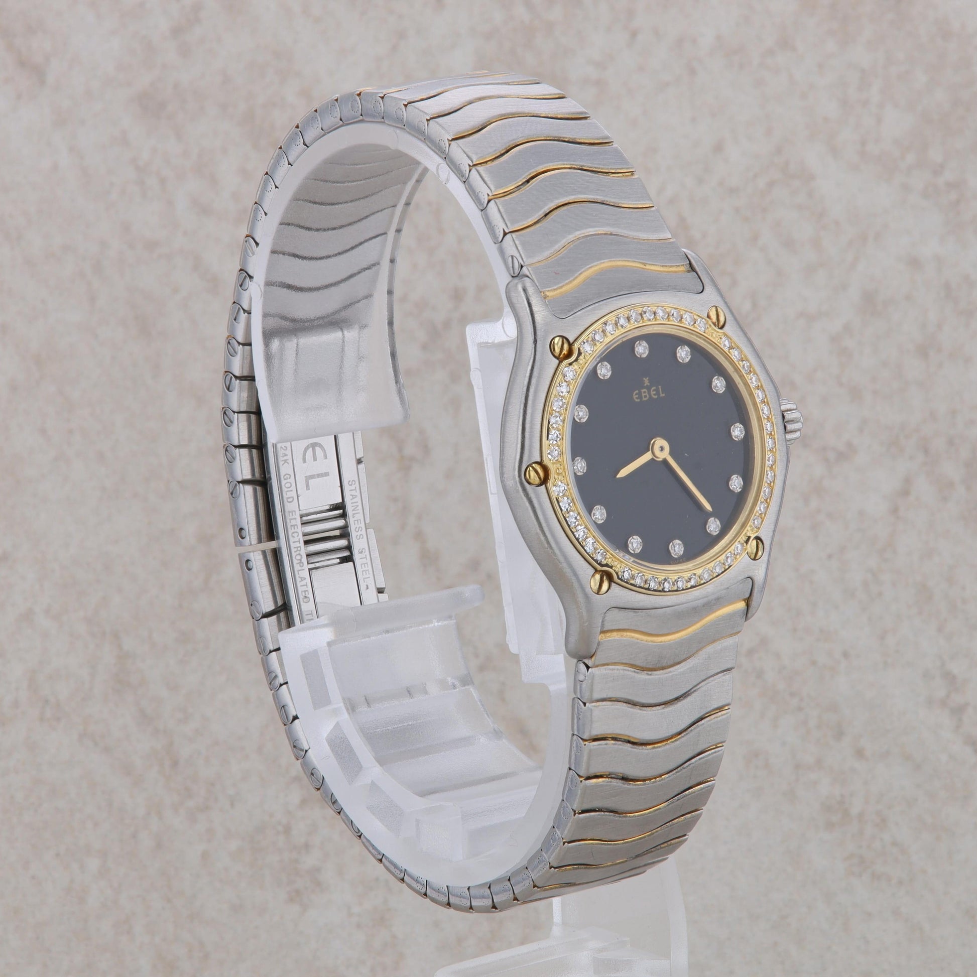 18k Yellow Gold and Stainless Steel Ebel Watch