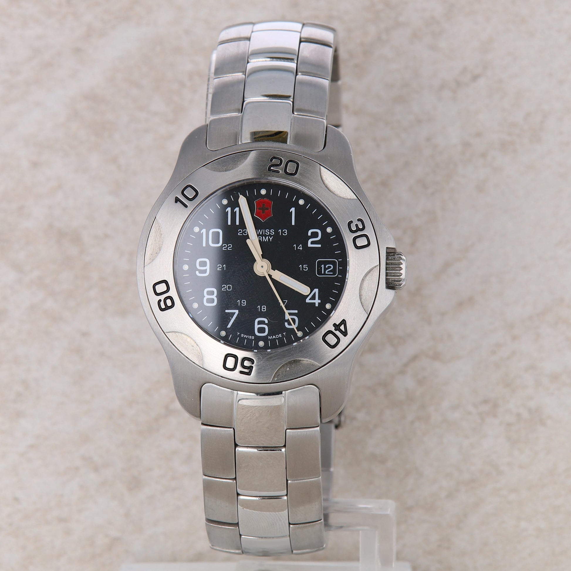 Swiss Army Victorinox 'Officer's LS Ratchet' Stainless Watch 24685