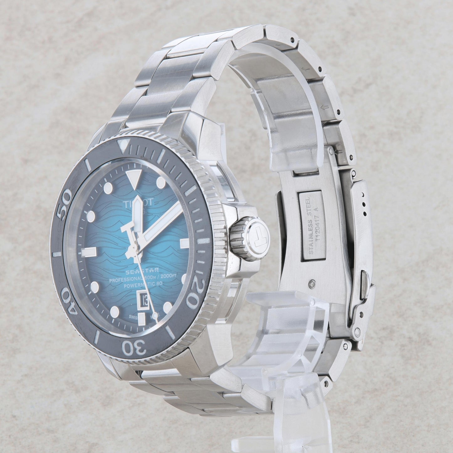 Stainless Steel Tissot Seastar Powermatic Men's Watch