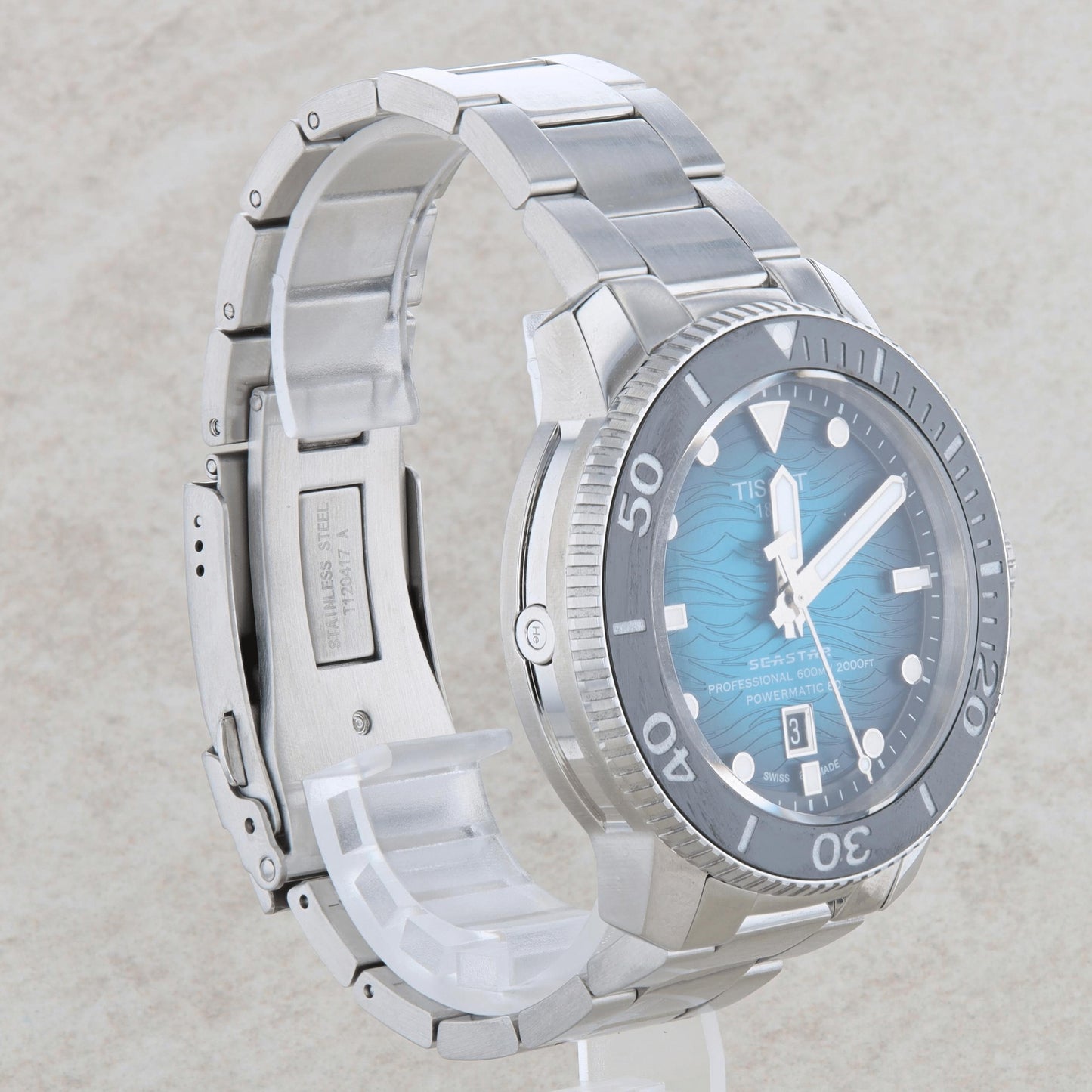 Stainless Steel Tissot Seastar Powermatic Men's Watch