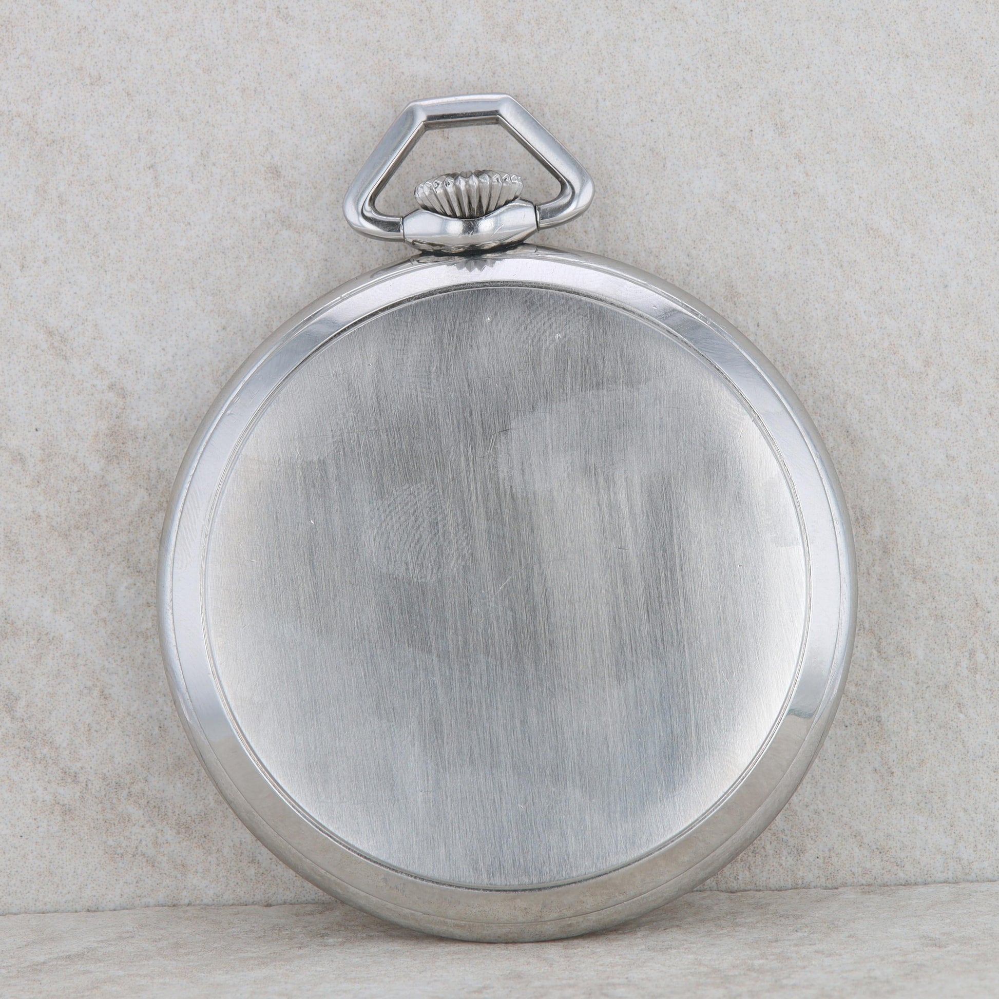 Stainless Steel Men's Omega Pocketwatch