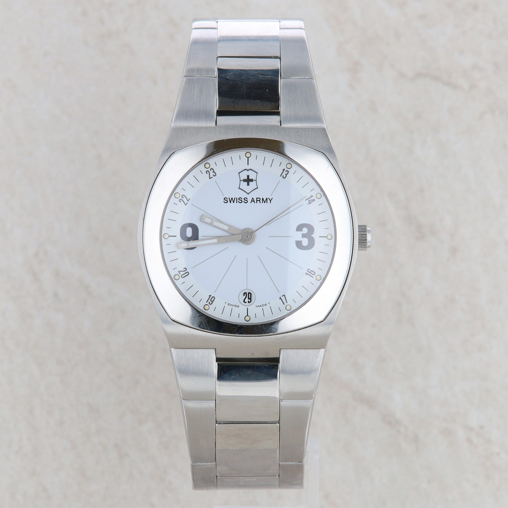 Swiss Army Stainless White Dial Men's Watch