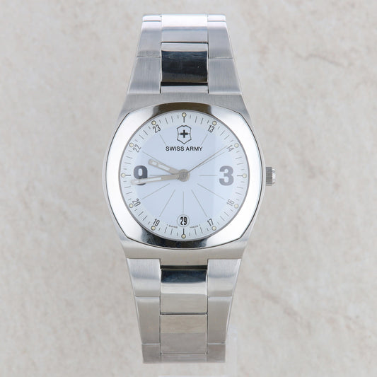 Swiss Army Stainless White Dial Men's Watch