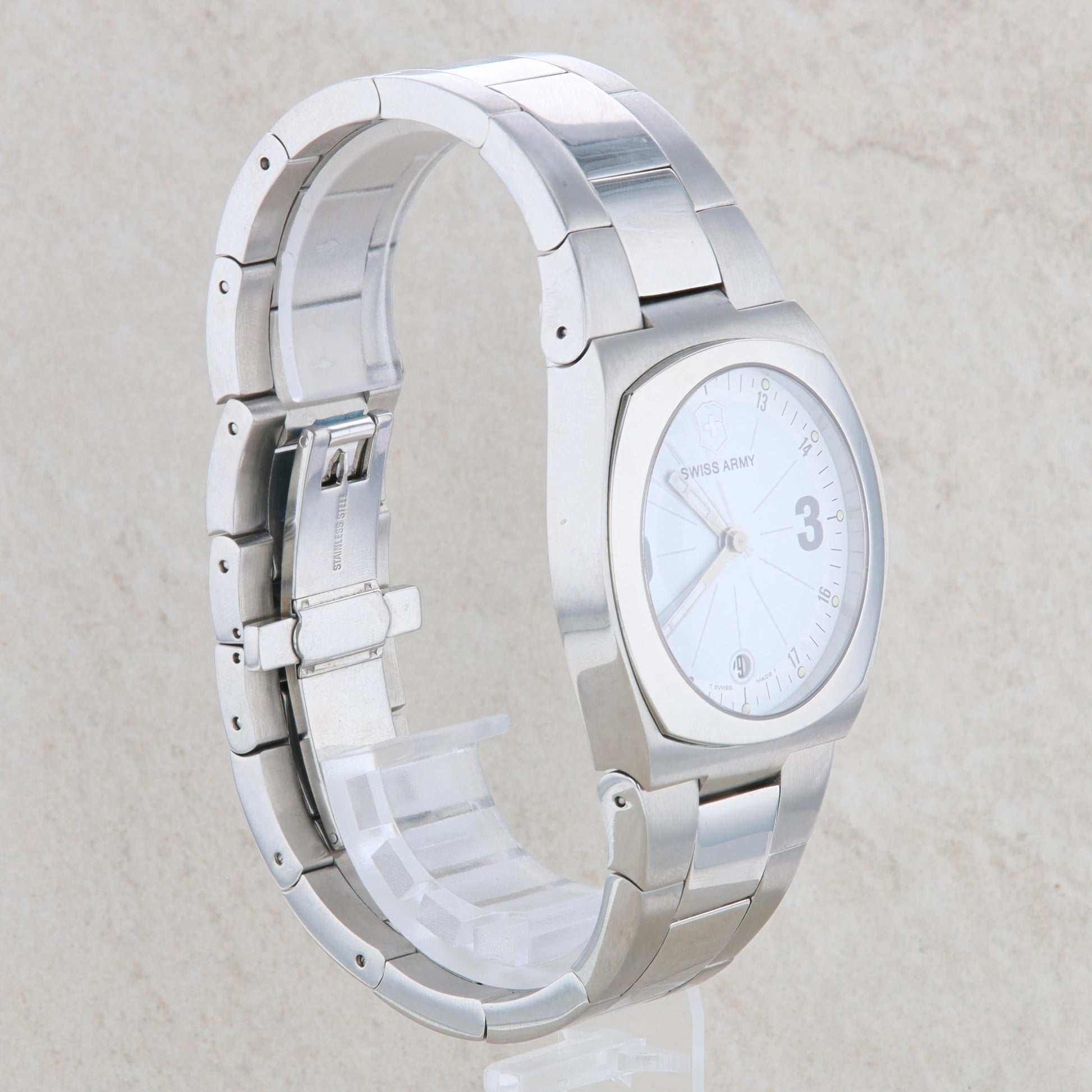 Swiss Army Stainless White Dial Men's Watch
