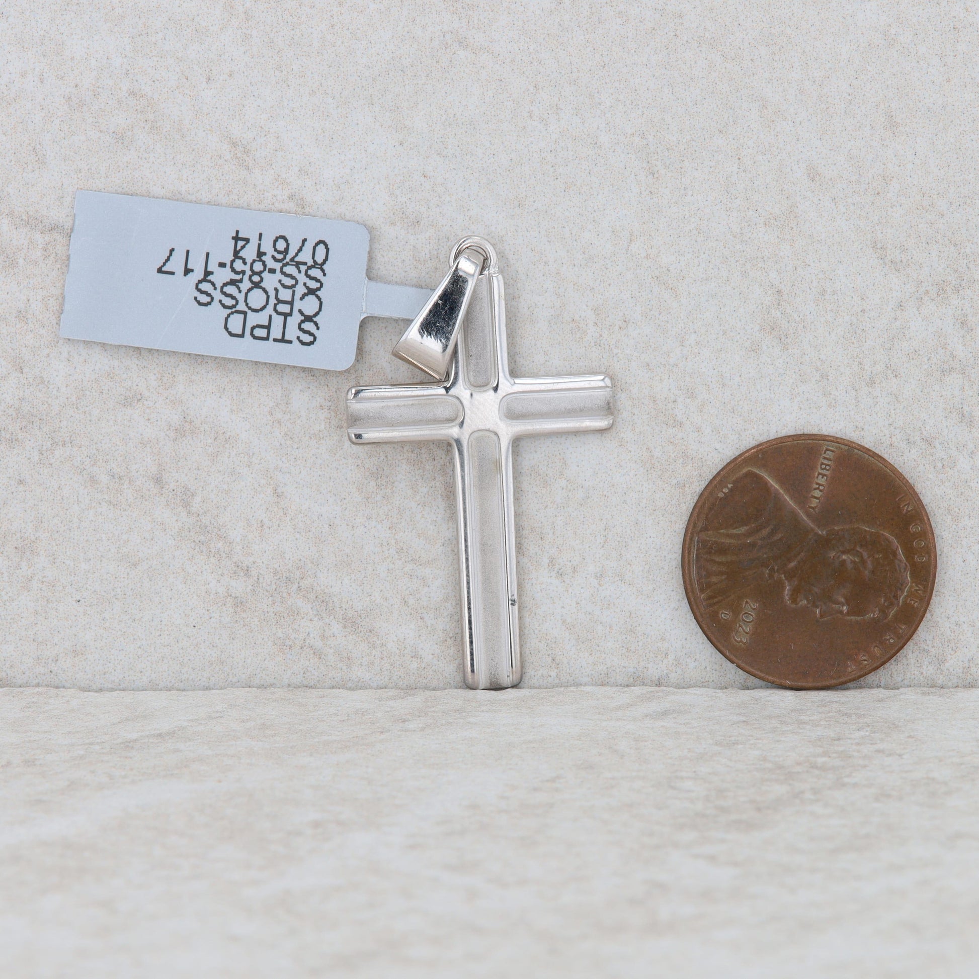 Sterling Silver Cross Pendant 2.75g